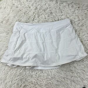 Lululemon Pace Rival Skirt (Regular) *4-way Stretch 13" White